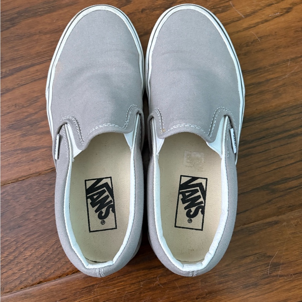 Vans Gray Slip-On